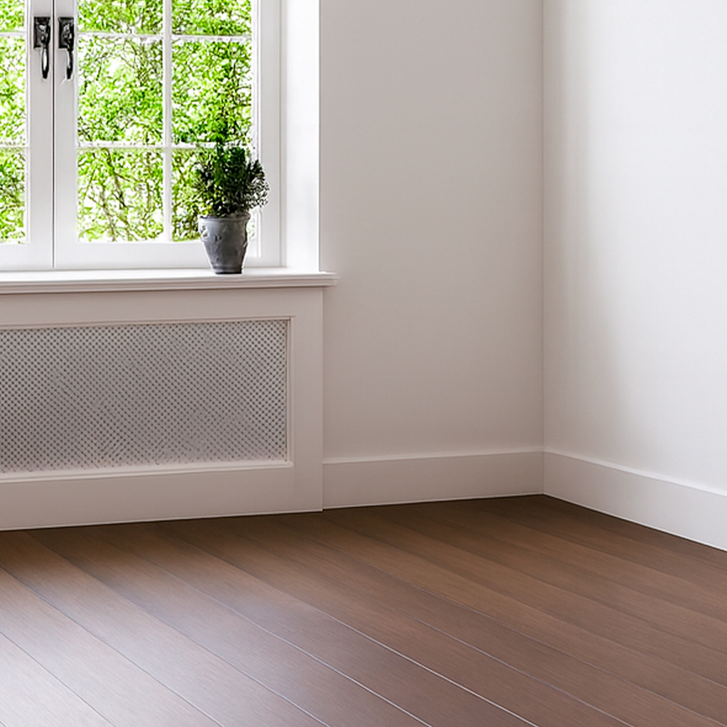 Rodapé branco liso 2200 x 120 x 12 mm