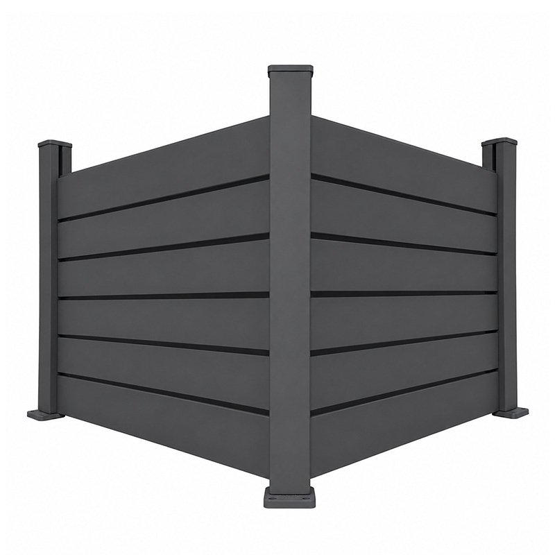 VALLA ALUMINIO PERSIANA GRIS