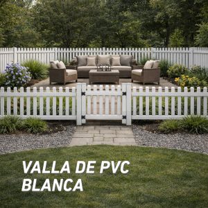 VALLA PVC BLANCA