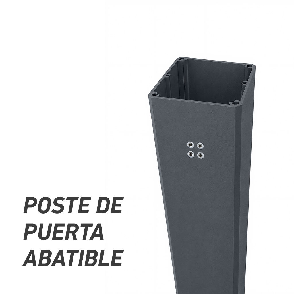 POSTE PUERTA 2000MM GRIS 02