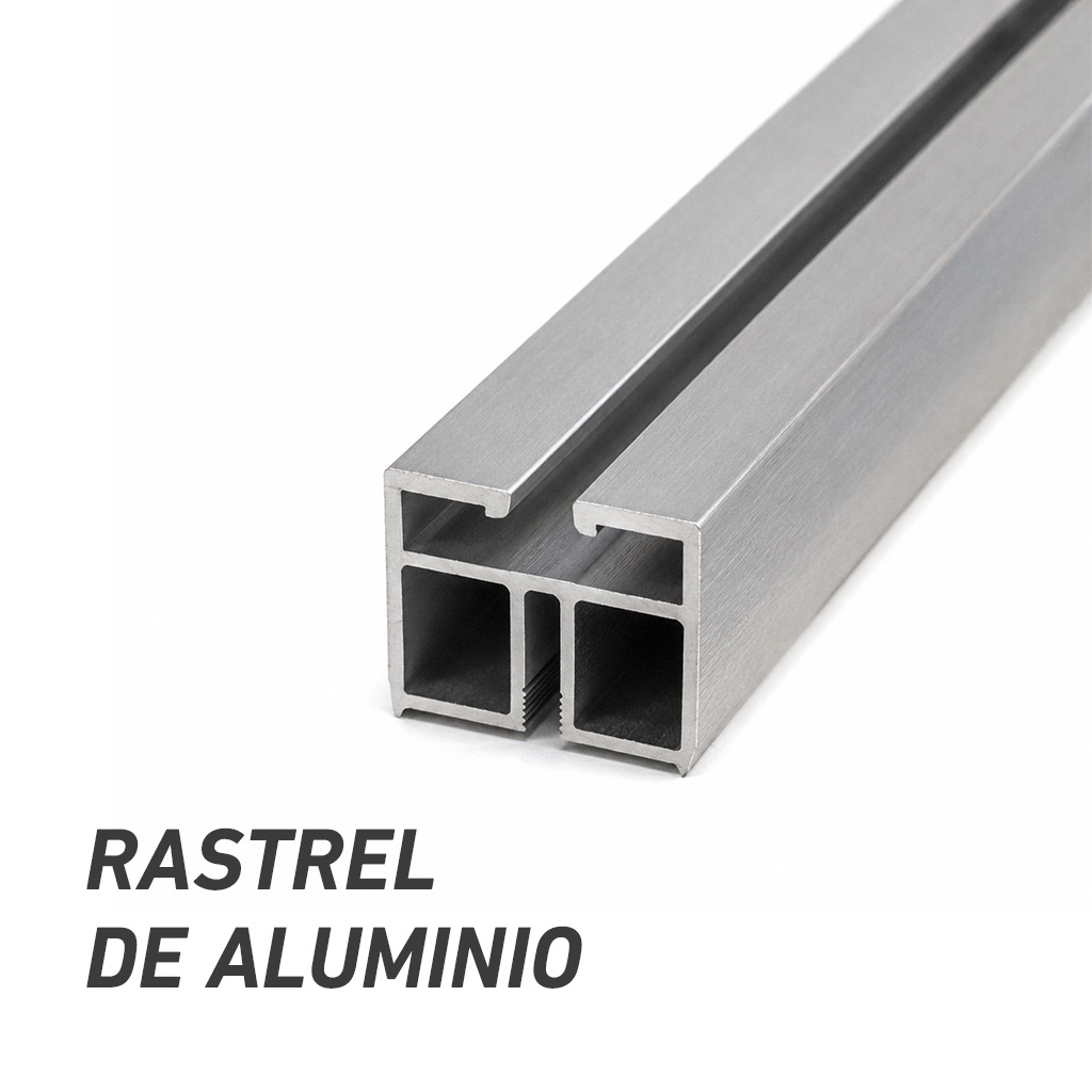 Rastrel aluminio