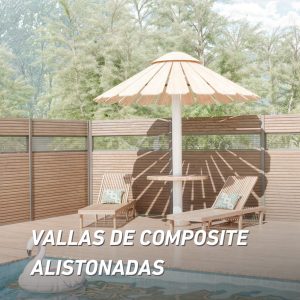 Valla composite alistonada
